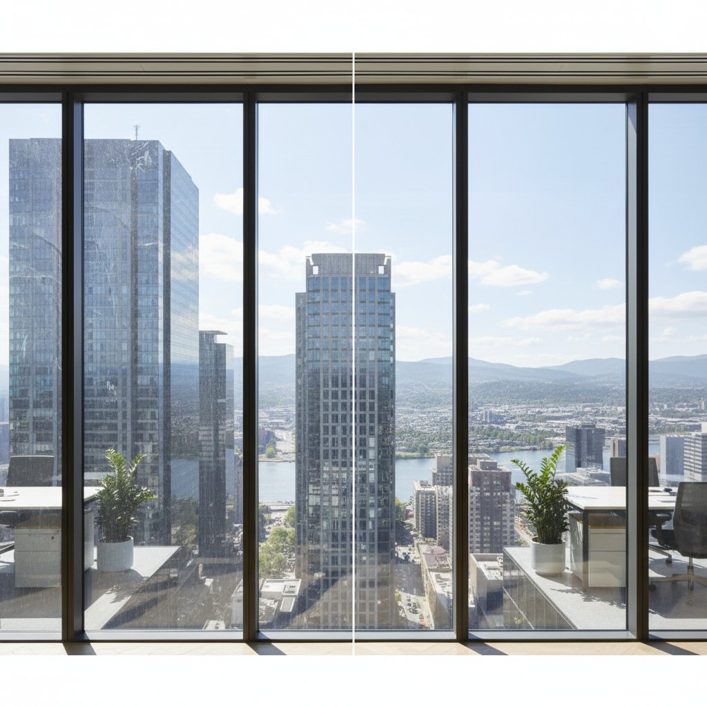 Victorian townhouse window cleaning in Chelsea